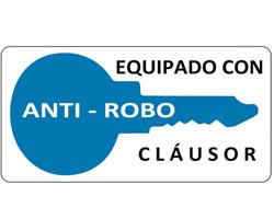 Clausor 1370 - Clausor antirrobo Peugeot 77- 74mm