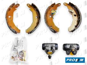 Bendix 391182B - Kit plus zapatas y bombines Ford Fiesta 83-89