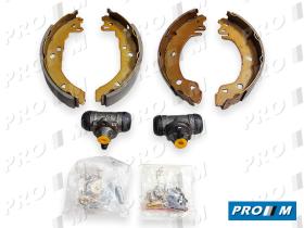 Bendix 391194B - Kit plus zapatas frenos y bombines Ford Fiesta