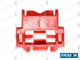 TRICLO 162474 - Grapa de moldura lateral roja Renault Clio