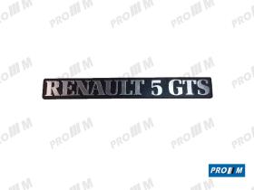 Renault Clásico R1723 - Anagrama Renault 5 GTS  7702144441