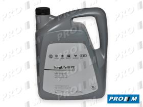 Volkswagen 5L0W30 - Aceite original Longlife 0W30 Volkswagen